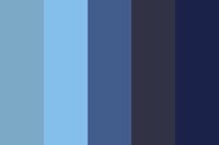 a blue and black color palette